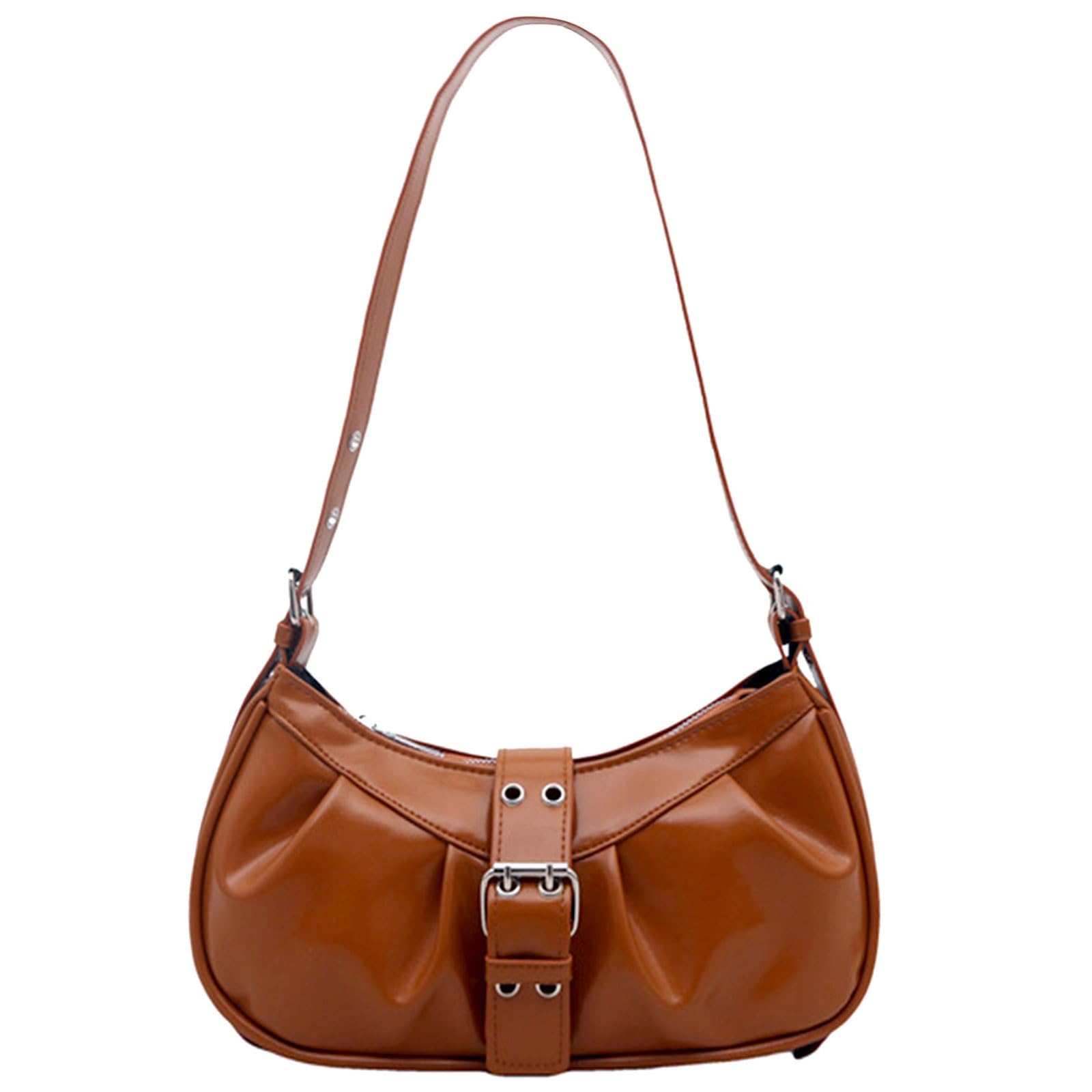Y2K Shoulder Bag Leather Hobo Bags for Women, Small Cute Clutch Purses Millard Bag