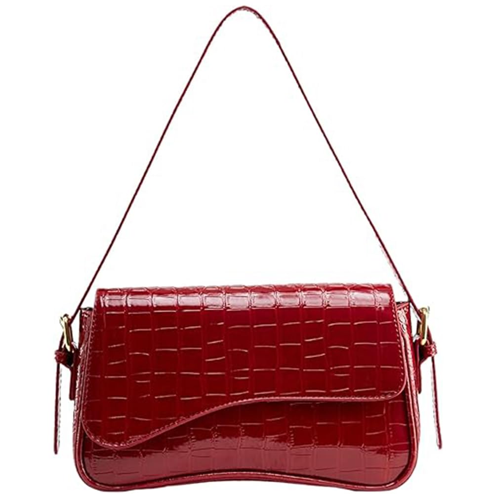 Y2K Shoulder Bag Leather Hobo Bags for Women, Small Cute Clutch Purses Millard Bag