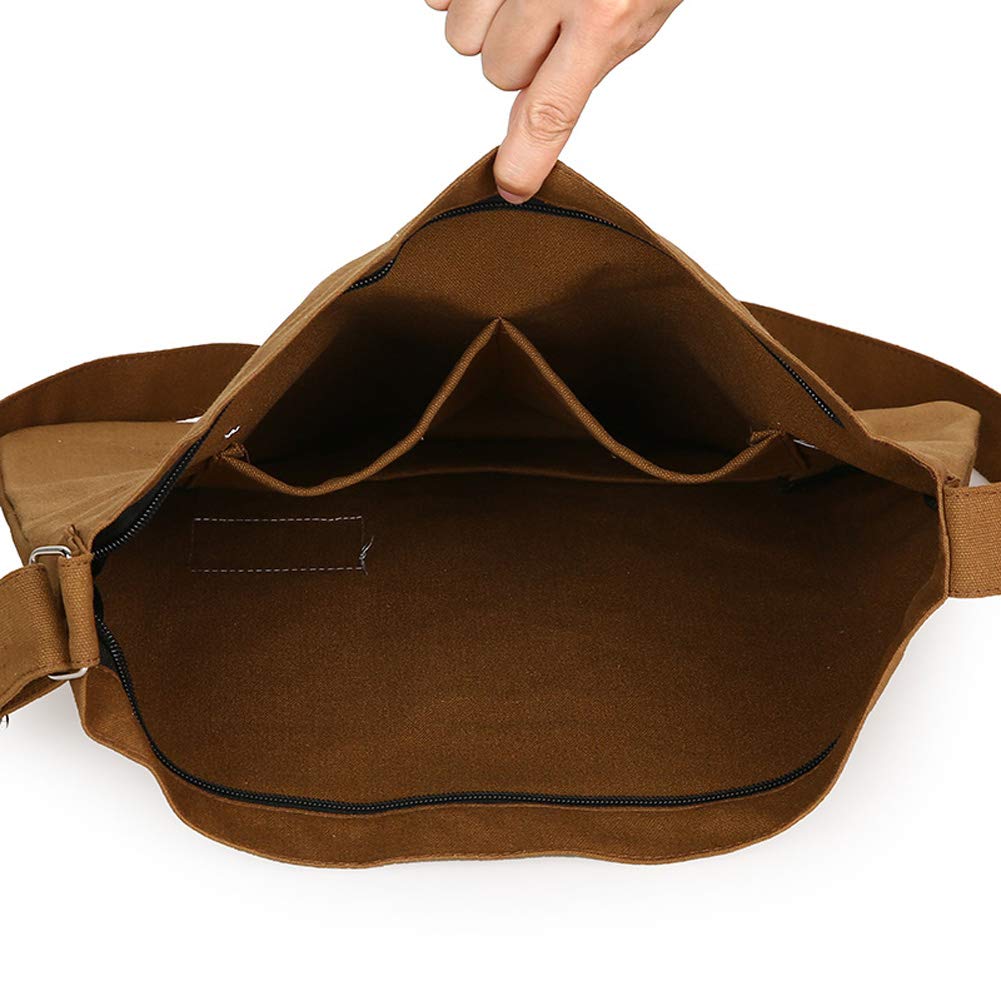 Women's Retro Large Size Canvas Shoulder Bag Hobo Crossbody Handbag Casual Tote