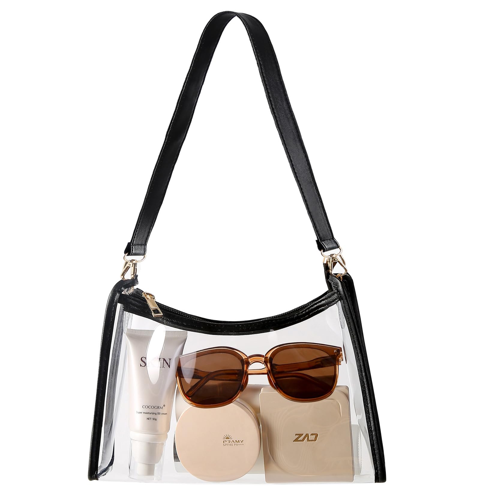 Clear Bag for Stadium Events Women's Purse Handbags Small Purse shoulder bag Crossbody Bag