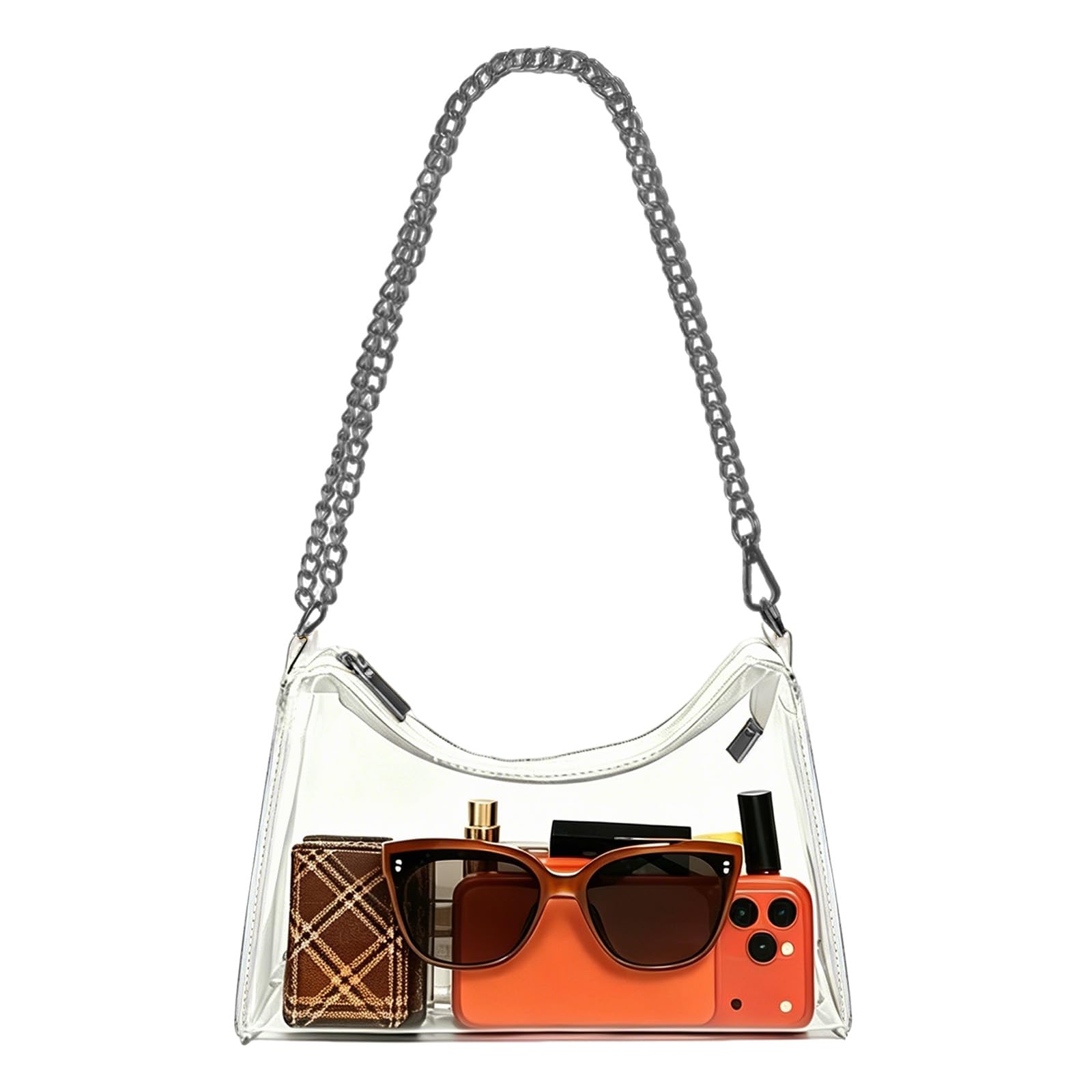 Clear Bag for Stadium Events Women's Purse Handbags Small Purse shoulder bag Crossbody Bag