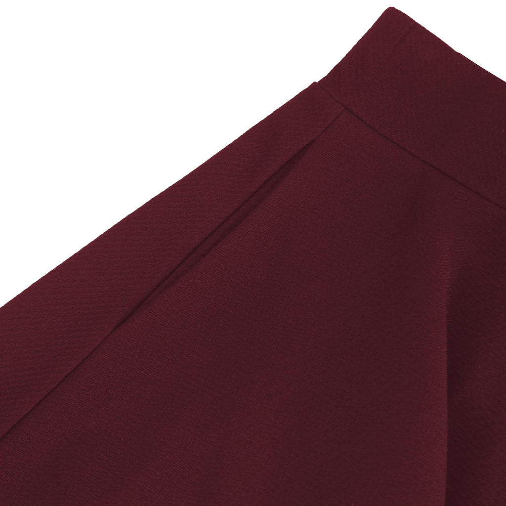Women's Flared Mini Skater Skirt with Pockets Versatile High Waist Casual Skirts