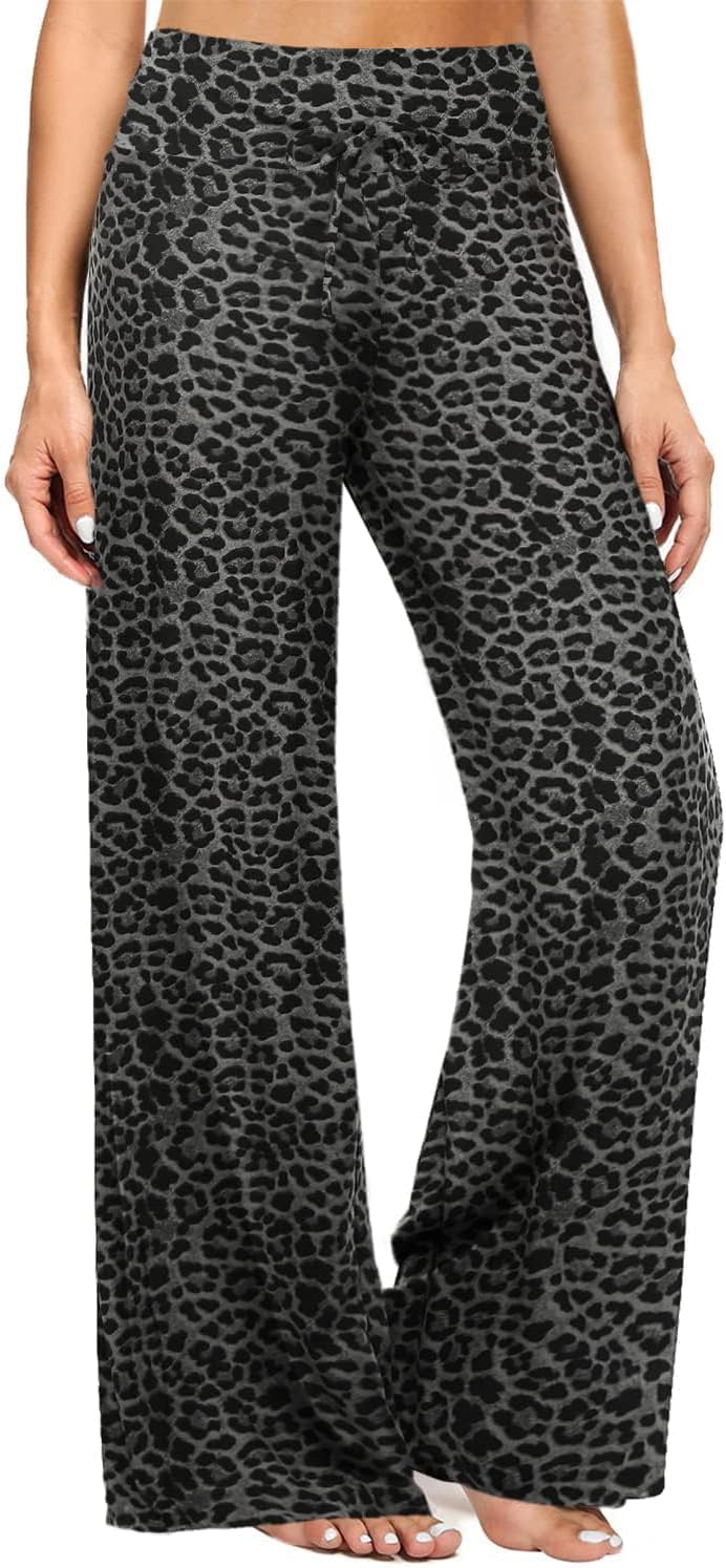 Gaucho  Wide Leg Pants - Palazzo Yoga Pants Lounge Comfy Casual Drawstring
