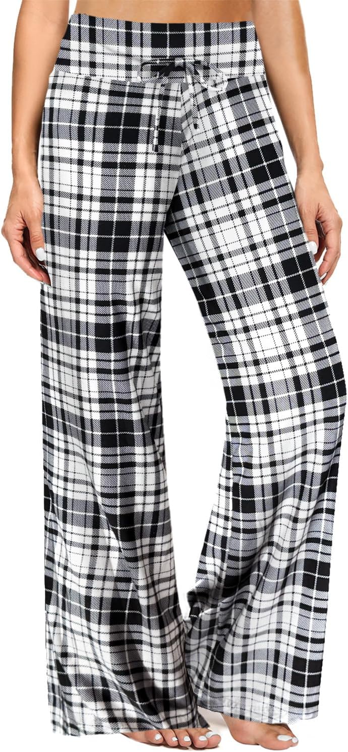 Gaucho  Wide Leg Pants - Palazzo Yoga Pants Lounge Comfy Casual Drawstring