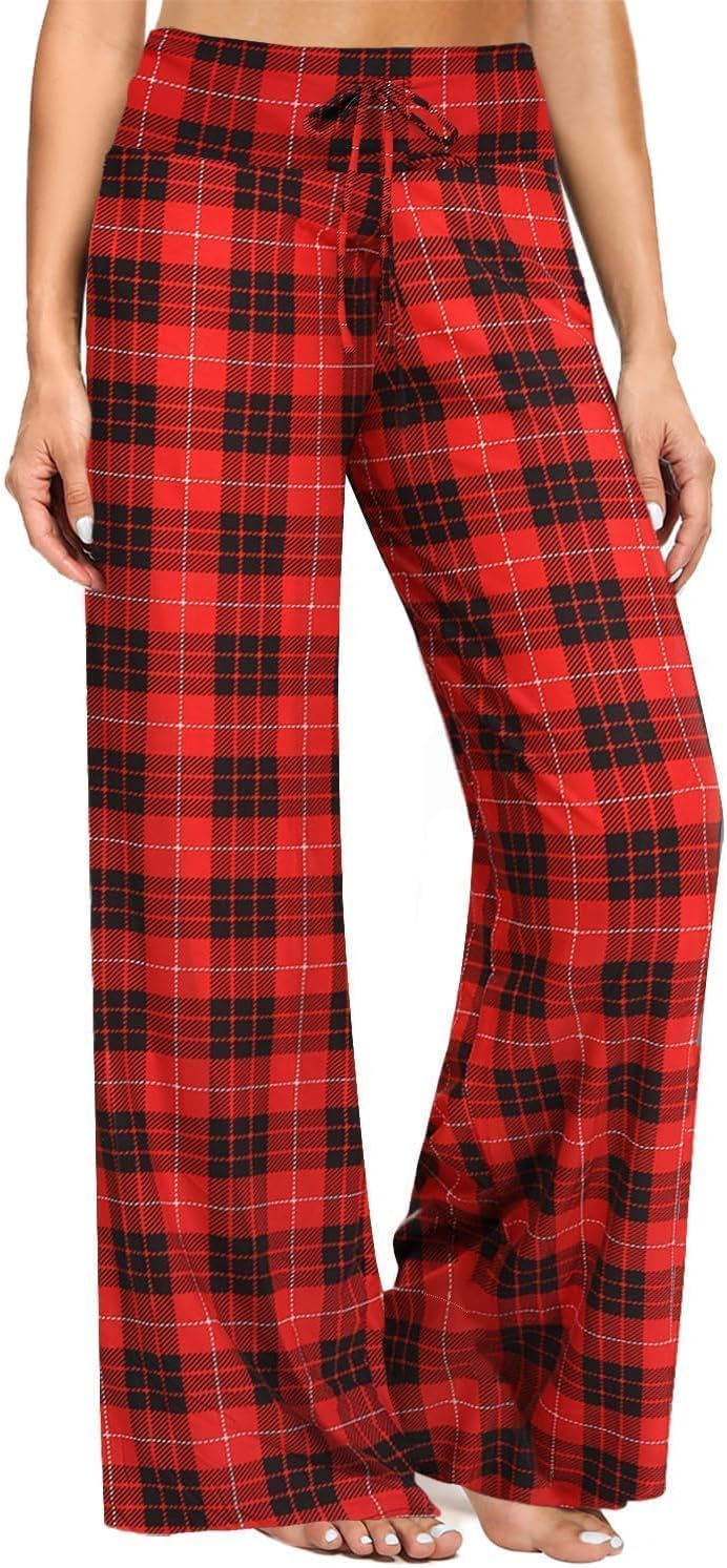 Gaucho  Wide Leg Pants - Palazzo Yoga Pants Lounge Comfy Casual Drawstring