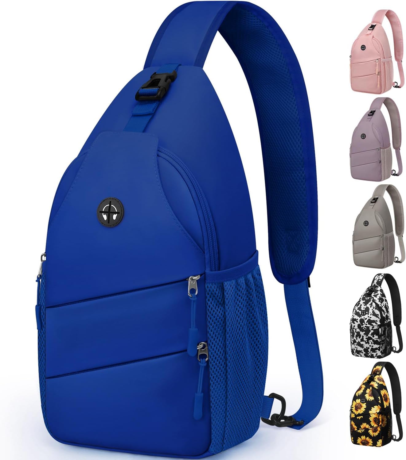 Travel Crossbody Bags for Women Men Trendy Sling Bag Backpack Casual Chest Bag with Convertible Shoulder Strap Waterproof