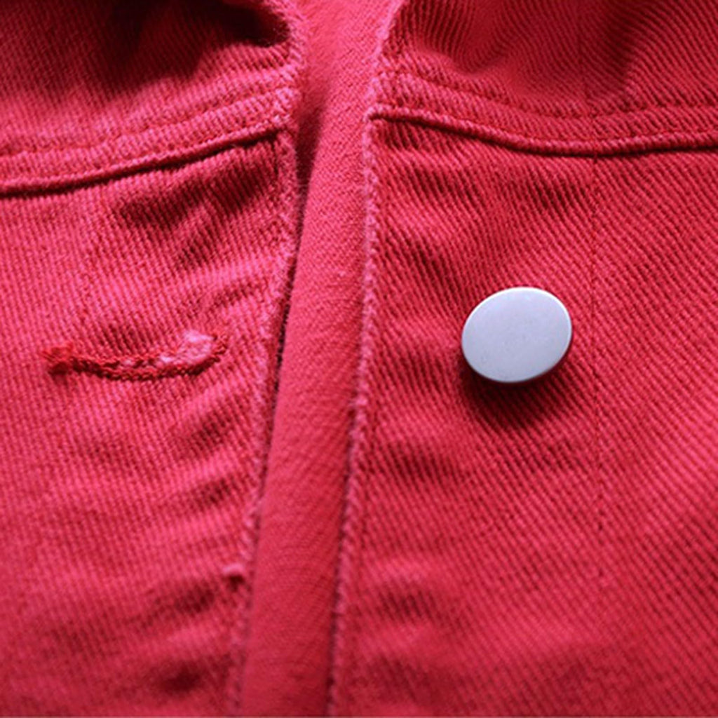 Plus Womens Denim Jackets Long Sleeve Button Jean Coats Fall Jacket With Pockets