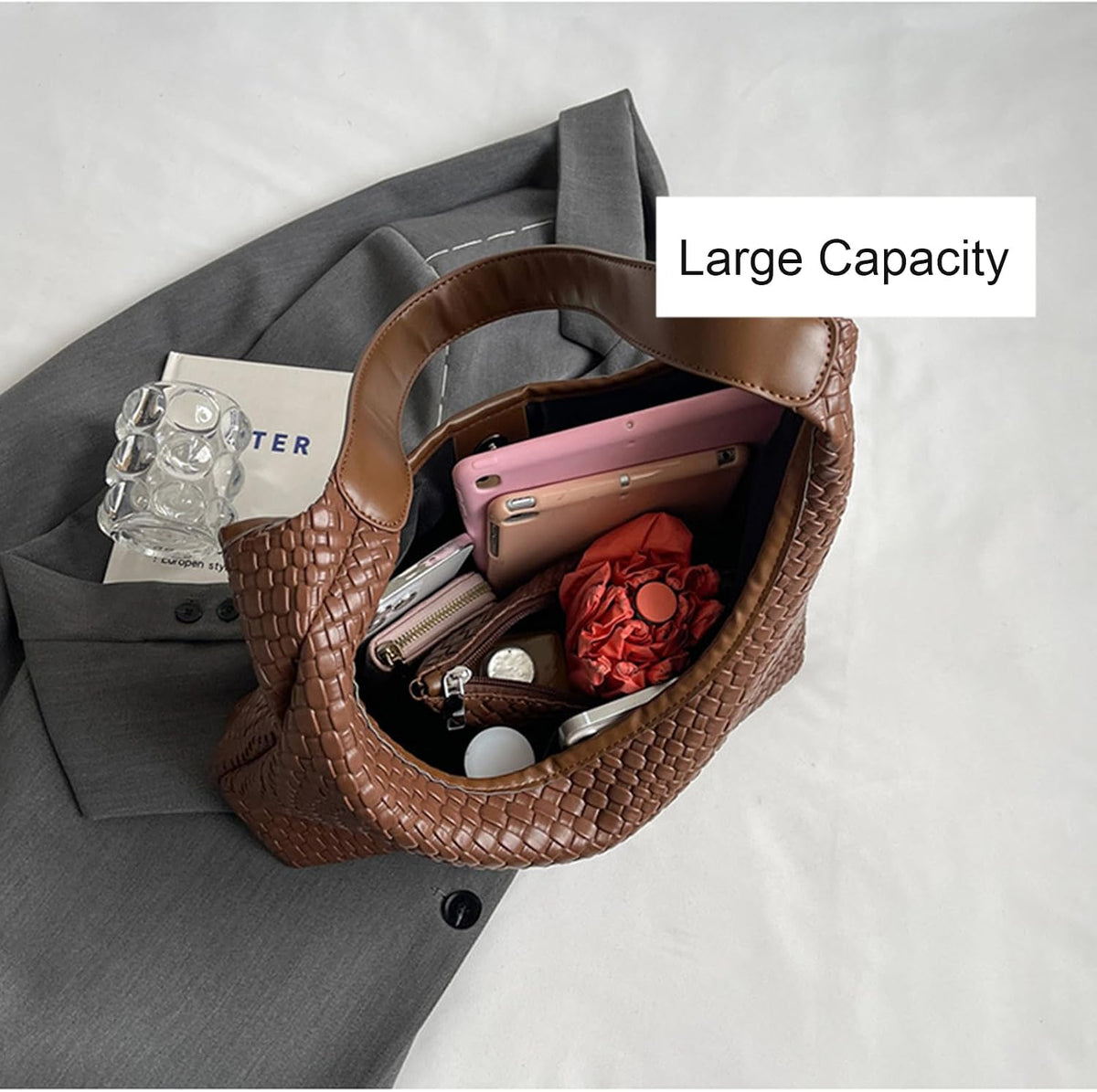 2026 Fall Fashions Leather Tote Bag for Women  Shoulder Bag, Hobo Bags Large