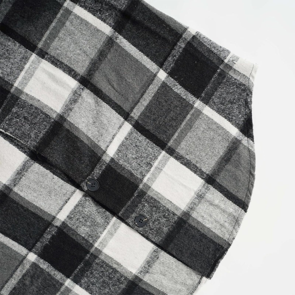 Plaid Vest Cardigan for Women Sleeveless waistcoat Comfy Button Down jacket