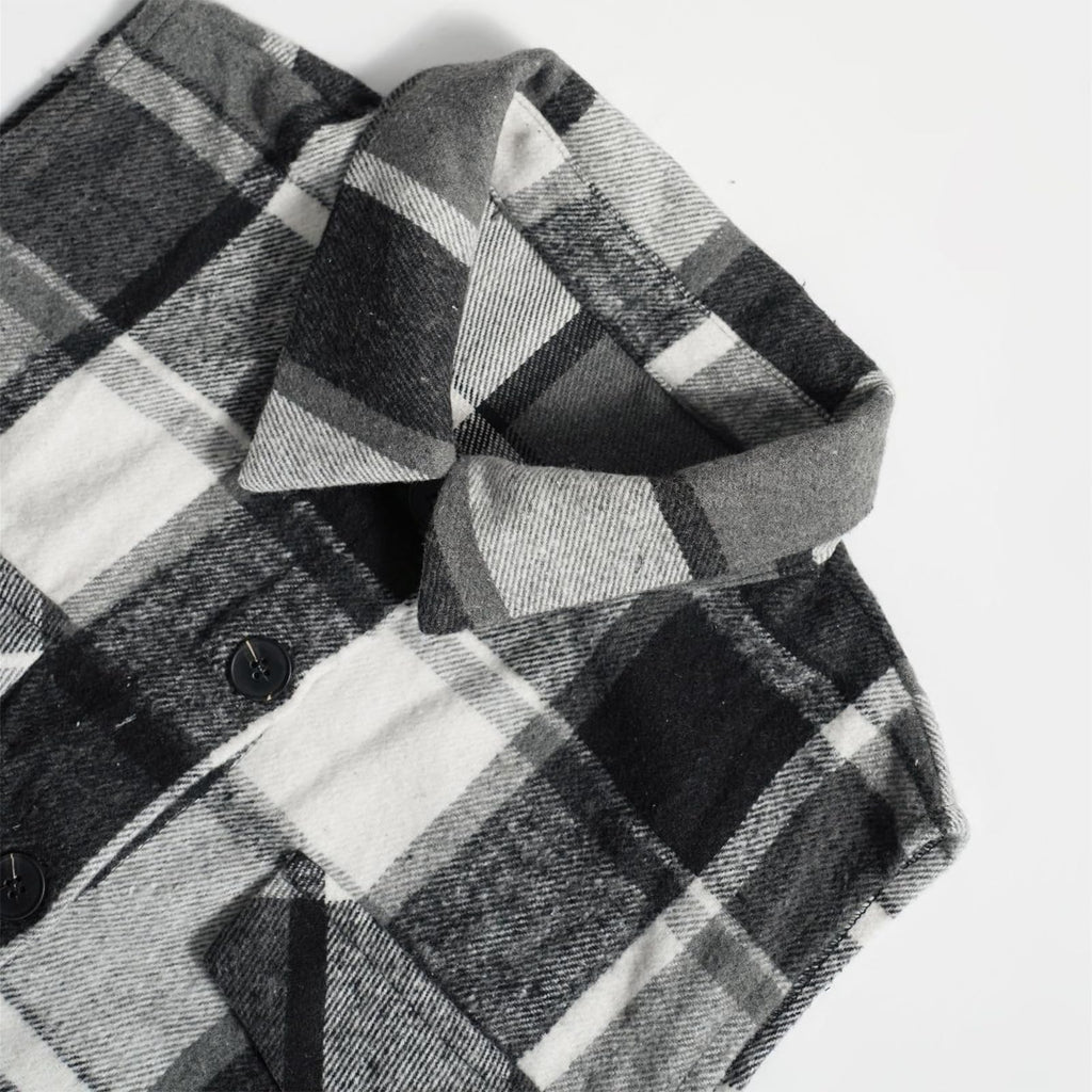 Plaid Vest Cardigan for Women Sleeveless waistcoat Comfy Button Down jacket