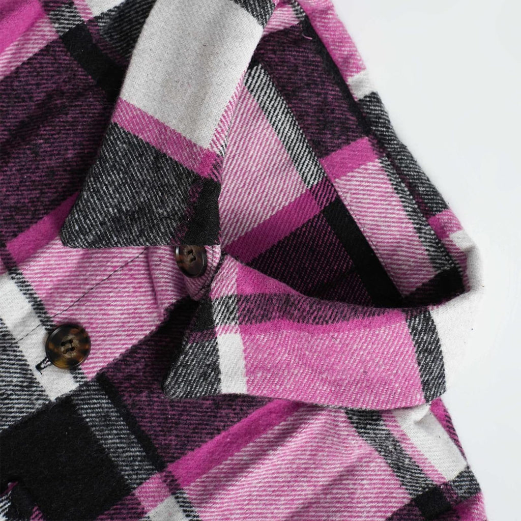 Plaid Vest Cardigan for Women Sleeveless waistcoat Comfy Button Down jacket