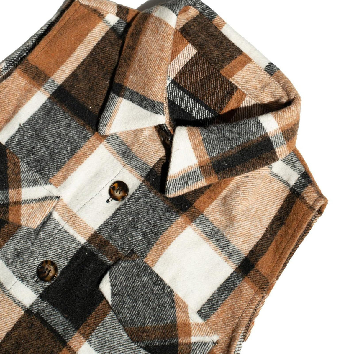 Plaid Vest Cardigan for Women Sleeveless waistcoat Comfy Button Down jacket