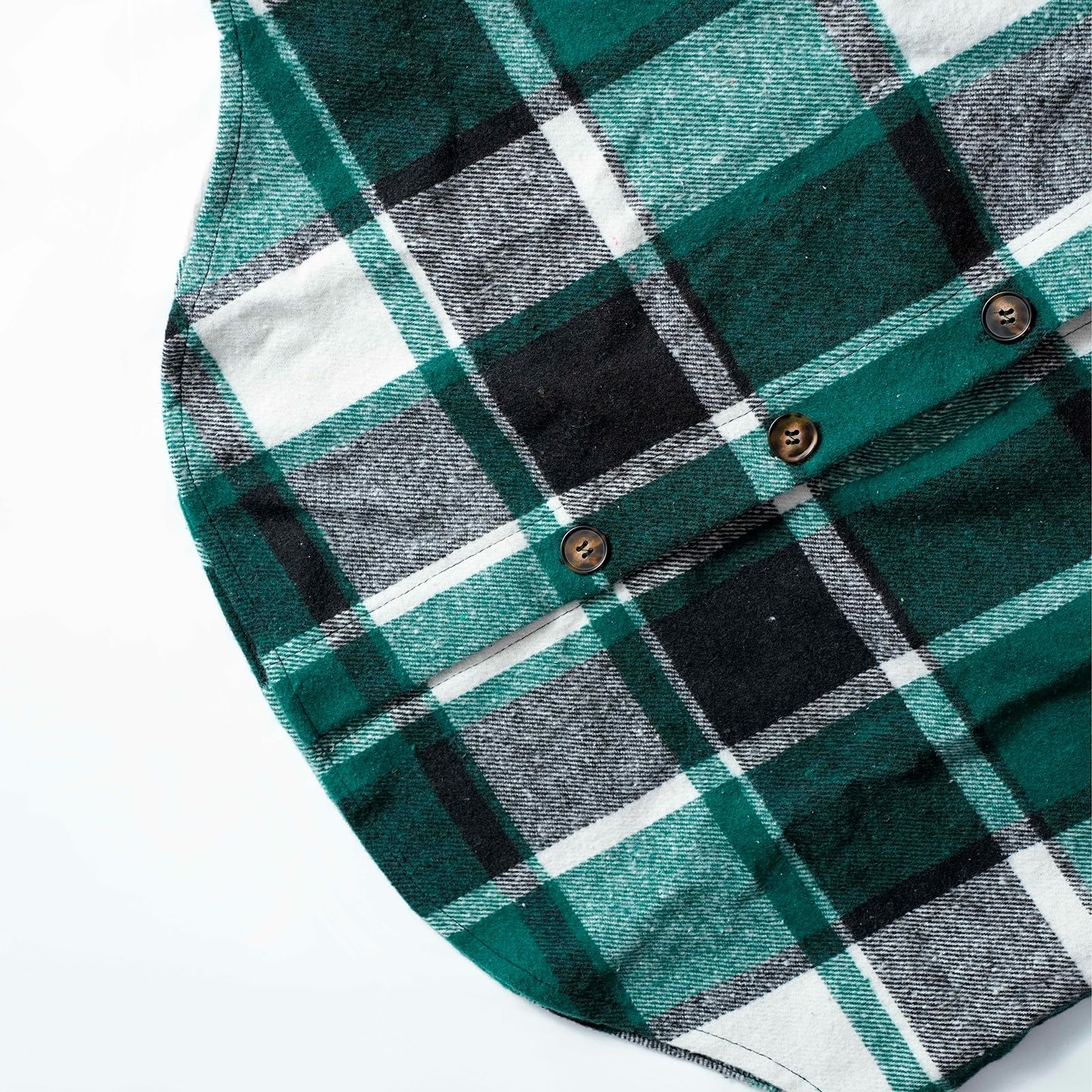 Plaid Vest Cardigan for Women Sleeveless waistcoat Comfy Button Down jacket