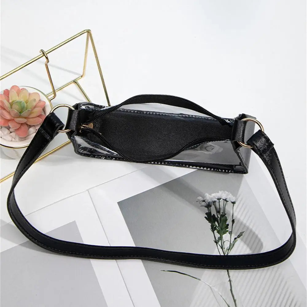 Clear Event Concert Y2k purse bag Mini Waterproof Transparent Shoulder Bag Handbag for Women Girls Candy Color Clear Jelly Bag