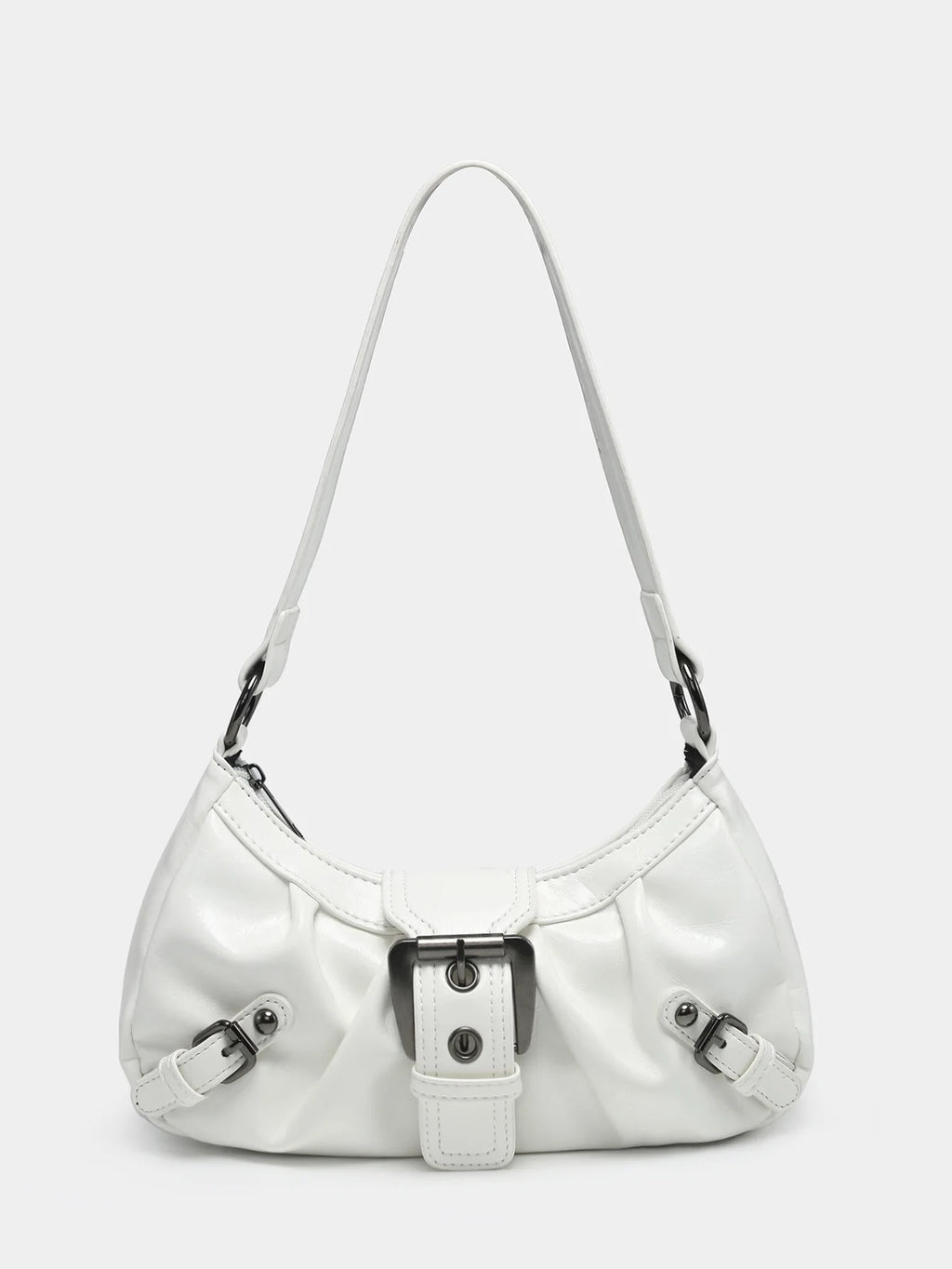 Y2K spring hot selling Maillard style retro chic small bag spicy girl Y2K wasteland style vintage leather shoulder handbag