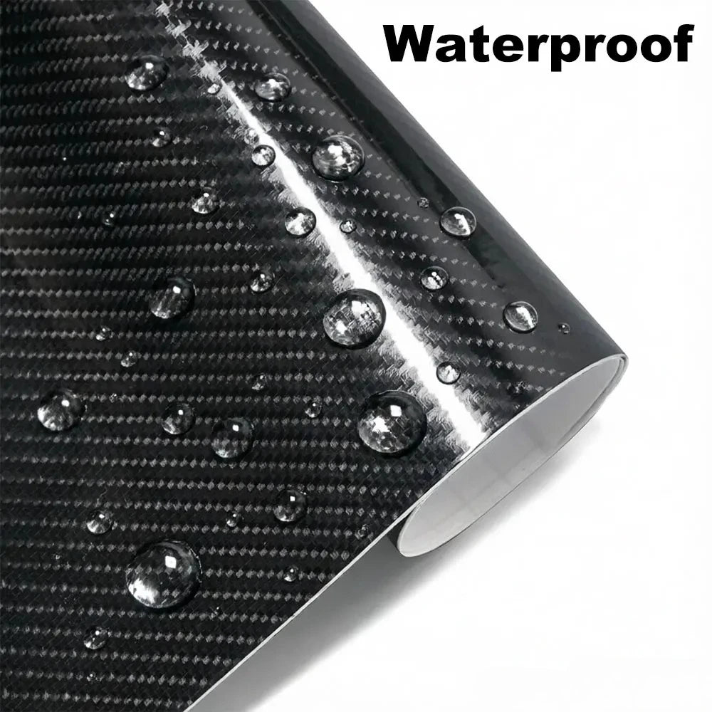 Car Wrap Film Covering 2D 3D 4D 5D 6D Glossy Carbon Fiber Wrapping Vinyl Film Auto Motorcycle Waterproof PVC Foil Car Accessories