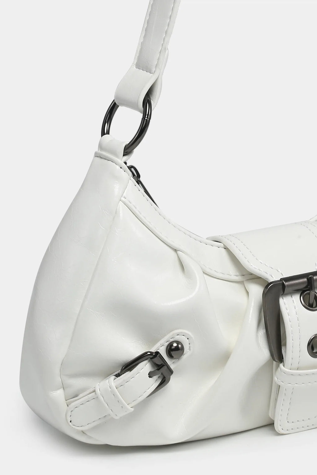 Y2K spring hot selling Maillard style retro chic small bag spicy girl Y2K wasteland style vintage leather shoulder handbag