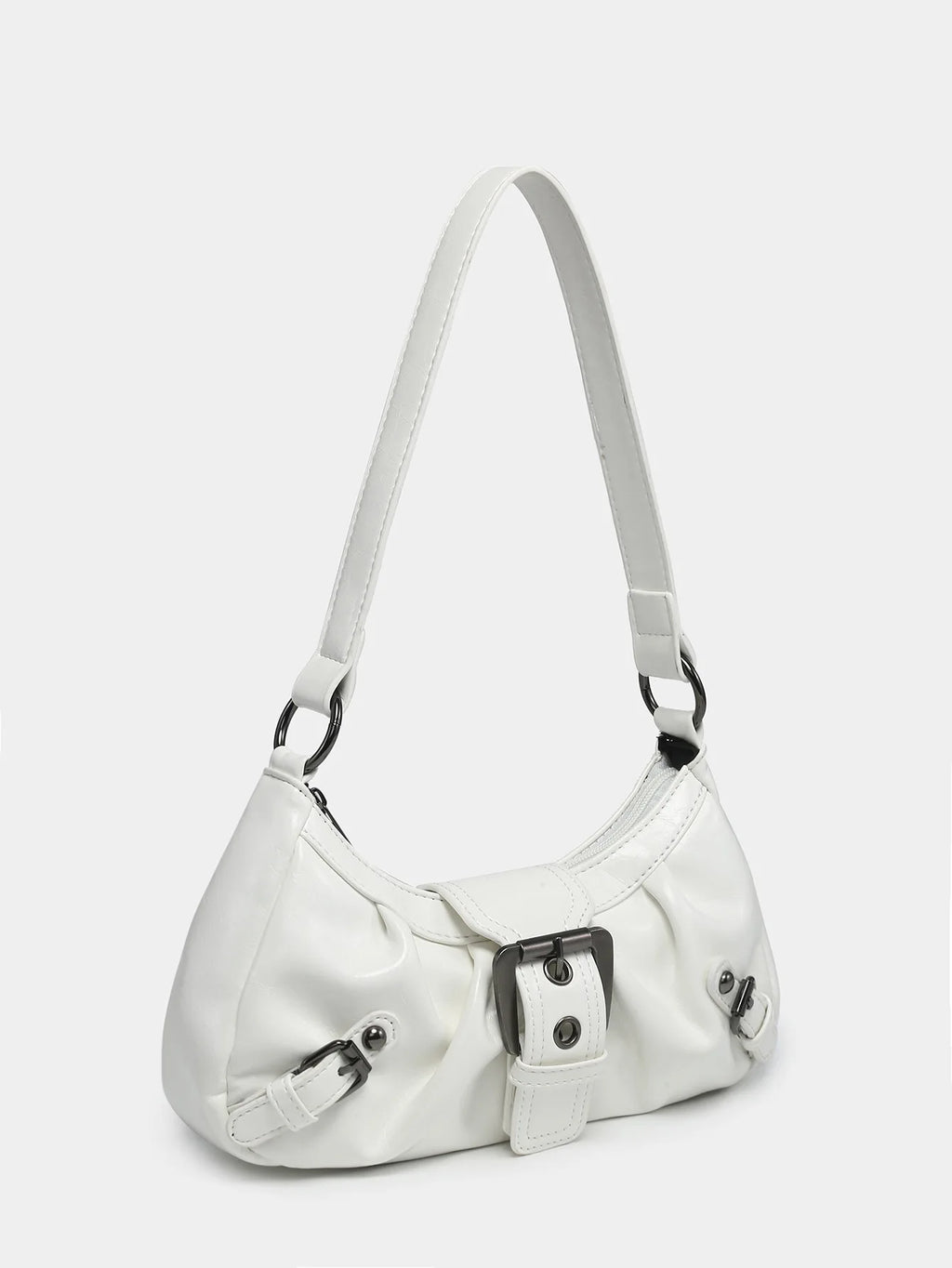 Y2K spring hot selling Maillard style retro chic small bag spicy girl Y2K wasteland style vintage leather shoulder handbag