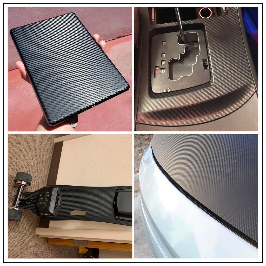 Car Wrap Film Covering 2D 3D 4D 5D 6D Glossy Carbon Fiber Wrapping Vinyl Film Auto Motorcycle Waterproof PVC Foil Car Accessories