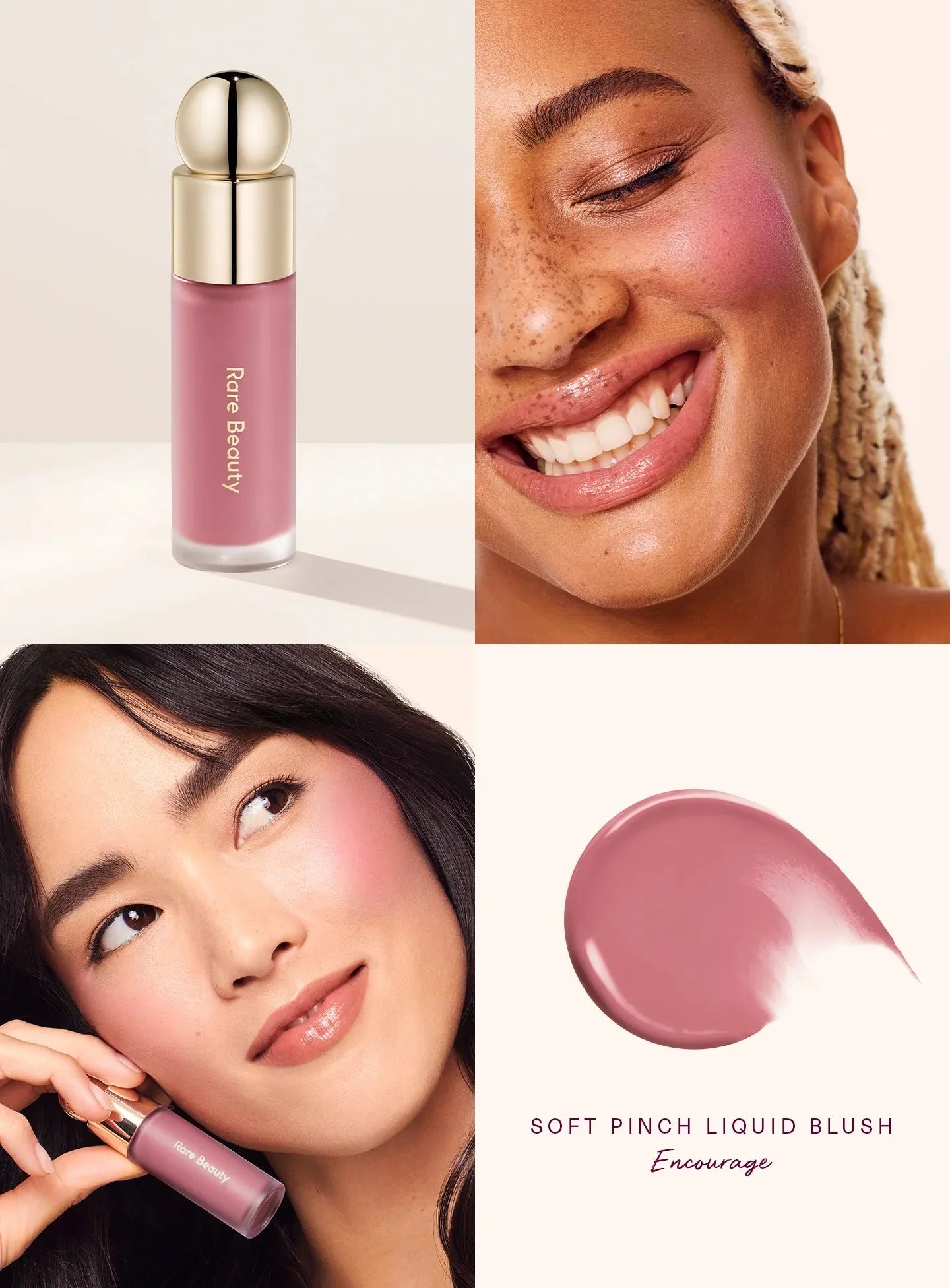 Rare Beauty Soft Pinch Liquid Blush Silky and Glide On Smooth Long Lasting Plump Pinch-perfect Flush Seamless Matte Dewy Makeup