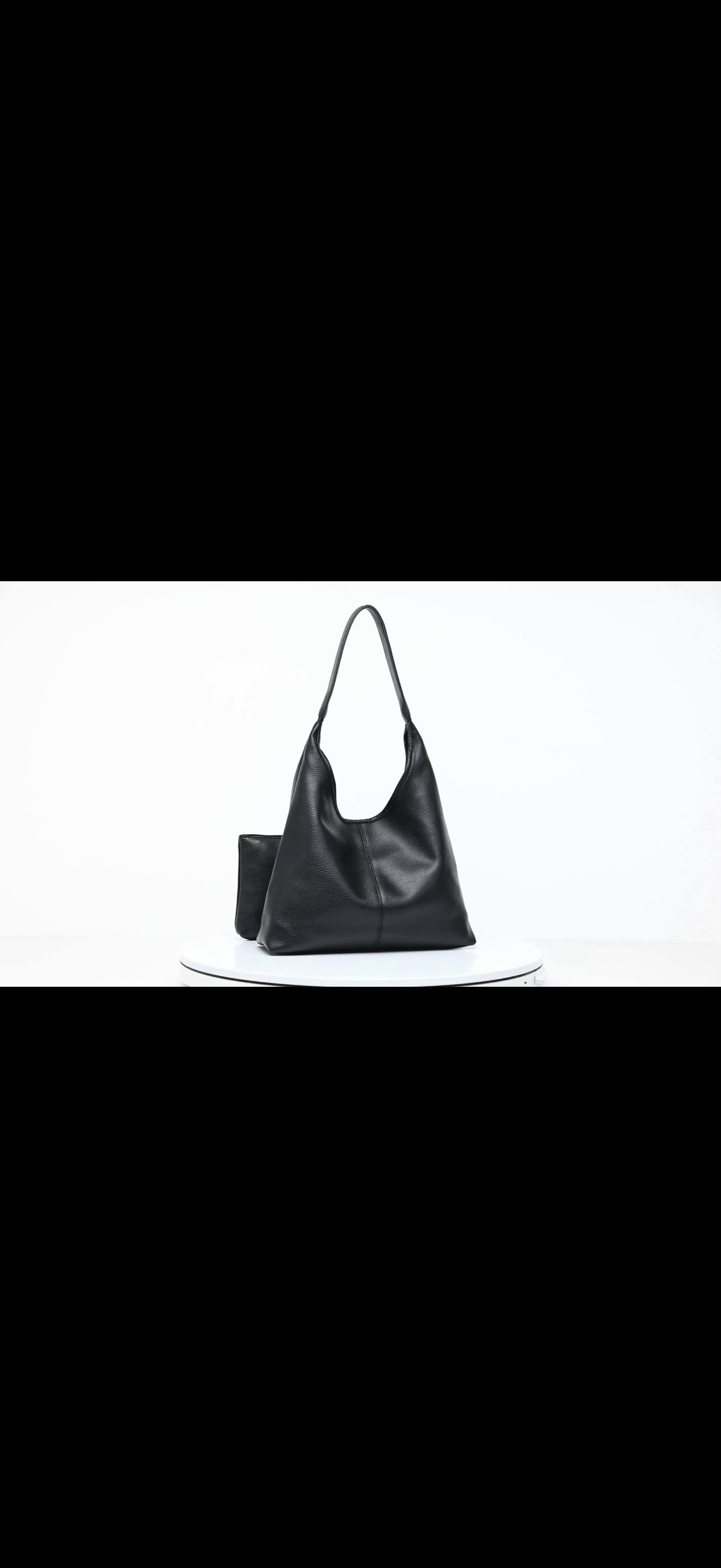 Fall Hobo Bags Purses with Makeupbag for Women, Soft Shoulder Bag Vegan Leather Tote Crossbody With makeup bag Purse Ladies Slouchy Handbag with Pouch